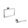 Isla Chrome Toilet Roll Holder & Towel Ring