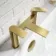 Lune Brushed Brass Basin & Bath Mixer Tap Set