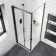 London Matt Black 6mm Bifold Shower Enclosure 700x700mm