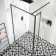 Munich Matt Black Framed 8mm Wet Room Shower Glass 1200mm & 250mm Return Panel