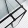 Toulon Matt Black Grid Easy Clean 6mm Pivot Shower Enclosure 1200x700mm