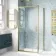 London Brushed Brass 6mm Pivot Shower Enclosure 900x760mm