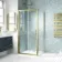 London Brushed Brass 6mm Bifold Shower Enclosure 900x900mm