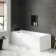 Hereford 1700x700 Square Single Ended Bath