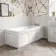 Traditional Cotton White Wooden Bath Panel Pack 1700x680mm