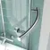 P Shaped 1500 Shower Bath with Front Panel & 4mm Screen with Rail - Right Handed