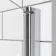 P Shaped 1700 Shower Bath with Front Panel & 6mm Easy Clean Screen with Rail - Right Handed