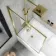 Dover 1700x750 Keyhole Shower Bath & 6mm Easy Clean Brushed Brass Framed Bath Screen