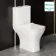 Atlanta Close Coupled Toilet With Soft Close Slim Seat