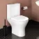 Orlando Rimless Close Coupled Toilet With Soft Close Seat