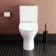 Orlando Rimless Fully Back to Wall Close Coupled Toilet With Soft Close Slim Seat