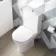 Manhattan Slimline 560 Depth Rimless Close Coupled Toilet With Soft Close Seat