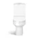 Denver Rimless Fully Back to Wall Close Coupled Corner Toilet With Soft Close Seat