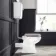 Hudson Traditional Toilet With Low-Level Cistern and Cashmere Pink Wooden Seat