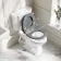 Hudson Traditional Toilet With Dove Grey Seat & Pedestal Basin Set - Double Tap Hole