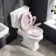 Hudson Traditional Toilet With Cashmere Pink Seat & Pedestal Basin Set - Double Tap Hole
