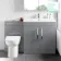 Avon Stone Grey Combination Vanity Basin and Aruba Toilet 1300mm