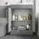 Avon Stone Grey Basin Vanity and Back To Wall Unit 1100mm - Right Handed