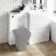 Trent Gloss White Basin Vanity Drawer and Back To Wall Unit 1100mm - Right Handed