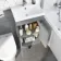 Trent Stone Grey Combination Vanity Basin and Miami Toilet 1000mm
