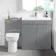 Trent Stone Grey Combination Vanity Basin and Aruba Toilet 1300mm