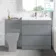 Trent Stone Grey Basin Vanity Drawer and Back To Wall Unit 1300mm