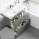 Trent Stone Grey Basin Vanity Drawer and Back To Wall Unit 1300mm