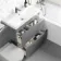 Trent Stone Grey Combination Basin Drawer and Aruba Toilet 1300mm