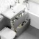 Trent Stone Grey Combination Basin Drawer and Atlanta Toilet 1300mm