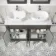 Lucia Graphite Grey Double Vanity with Marble Top & Curved Counter Top Basin 1200mm