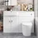 Harper Gloss White Combination Vanity Basin and Boston Toilet 1200mm - Left Handed