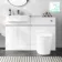 Foster Gloss White Combination Vanity Basin and Boston Toilet 1200mm