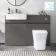 Foster Tungsten Grey Combination Vanity Basin and Houston Toilet 1200mm