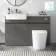 Foster Tungsten Grey Combination Vanity Basin with Marble Top & Boston Toilet 1200mm