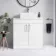 Mersey Gloss White Vanity with Troy Basin 800mm