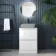 Corsica Gloss White Drawer Vanity with Marble Top 600mm - Excludes Counter Top Basin