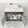 Lucia Graphite Grey Vanity with Marble Top & Round Counter Top Basin 1030mm