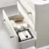 Omaha Linen White Wall Hung Basin Drawer Vanity 600mm