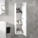Avon Gloss White Wall Hung Tall Cabinet 1200x300mm