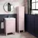 Bermuda Cashmere Pink Floor Standing Tall Cabinet 1500x350mm