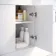Harper Gloss White Side Cabinet Unit 300mm