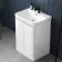 Corsica Gloss White Basin Vanity 600mm
