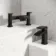 Severn Matt Black Basin & Bath Mixer Tap Set