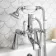 Cherwell Traditional Chrome Basin & Bath Mixer Tap Set