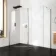 Copenhagen Easy Clean 8mm Walk In Shower Enclosure 1400mm & 700mm Glass with Pivotal Return Panel