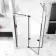 Vienna Matt Black Easy Clean 8mm Hinged Shower Enclosure 1200x800mm