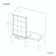Zurich Easy Clean Matt Black Grid L Shaped Bath Screen - 800mm
