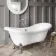 Tonbridge 1600mm Roll Top Bath - Chrome Claw Feet