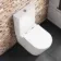 Boston Rimless Close Coupled Toilet With Premium Soft Close Slim Seat