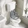 Hudson Traditional Low-Level Toilet With Dove Grey Seat & Pedestal Basin - Single Tap Hole